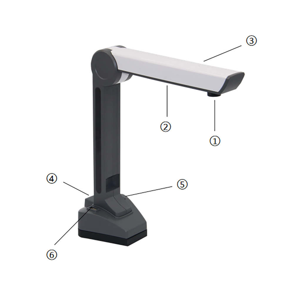 HD COMS portable document scanner